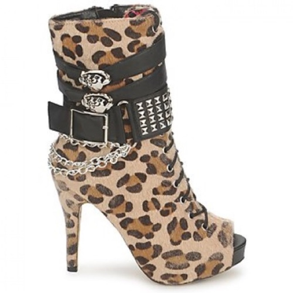 Abbey Dawn Leopard Boots